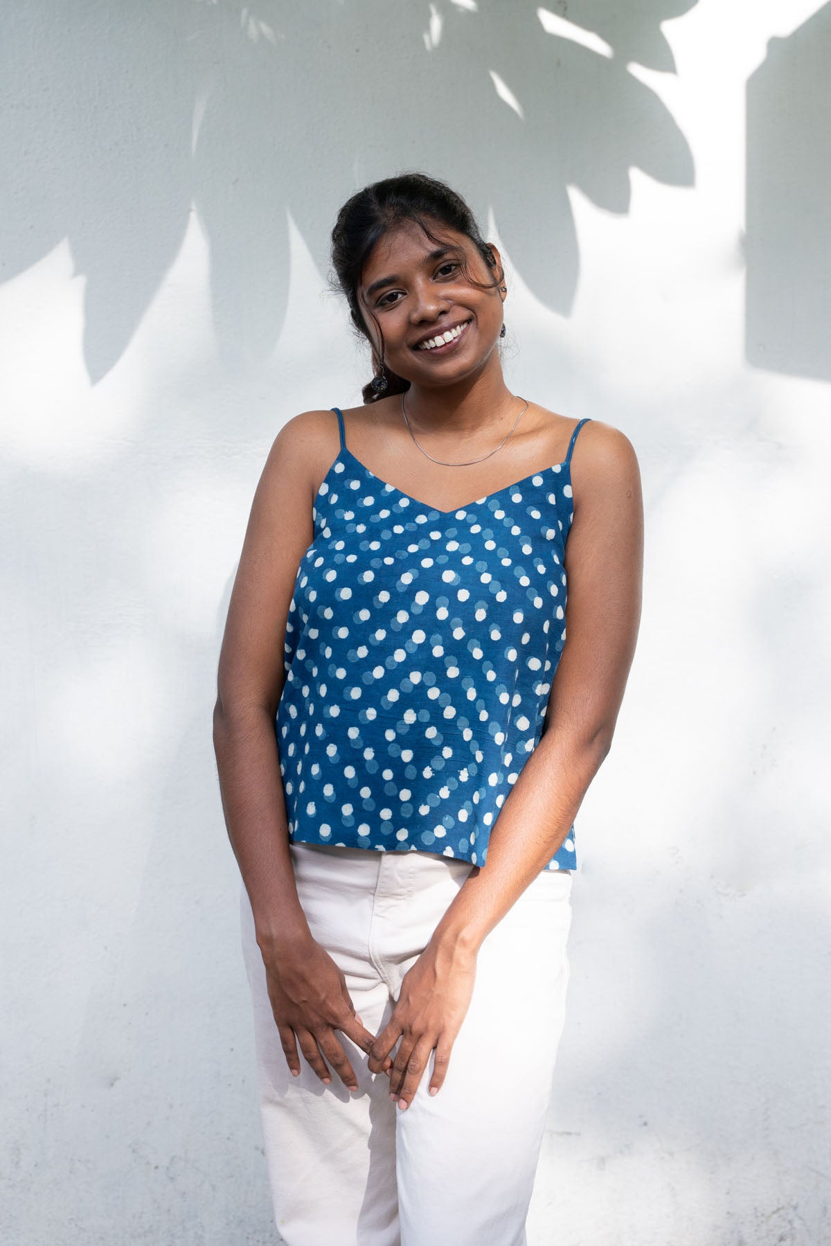 Dots and Lines - Reversible Spaghetti top