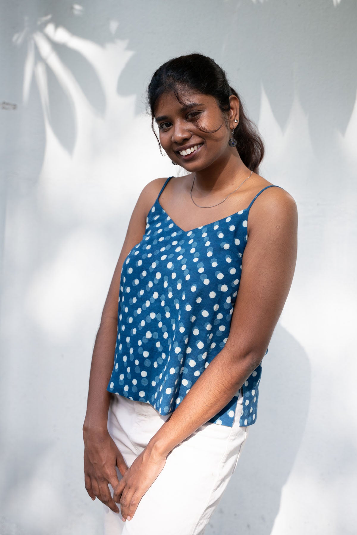 Dots and Lines - Reversible Spaghetti top