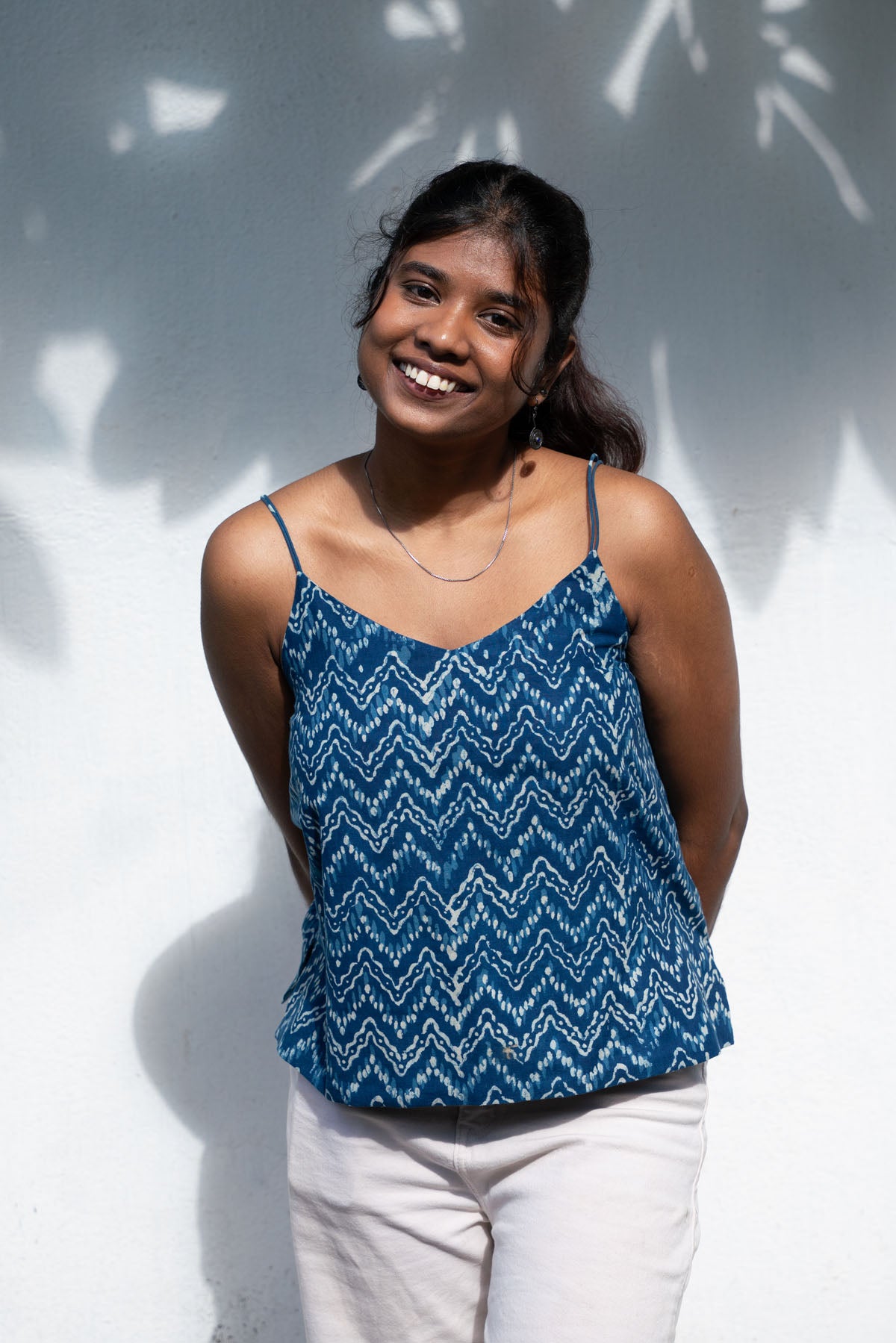 Dots and Lines - Reversible Spaghetti top