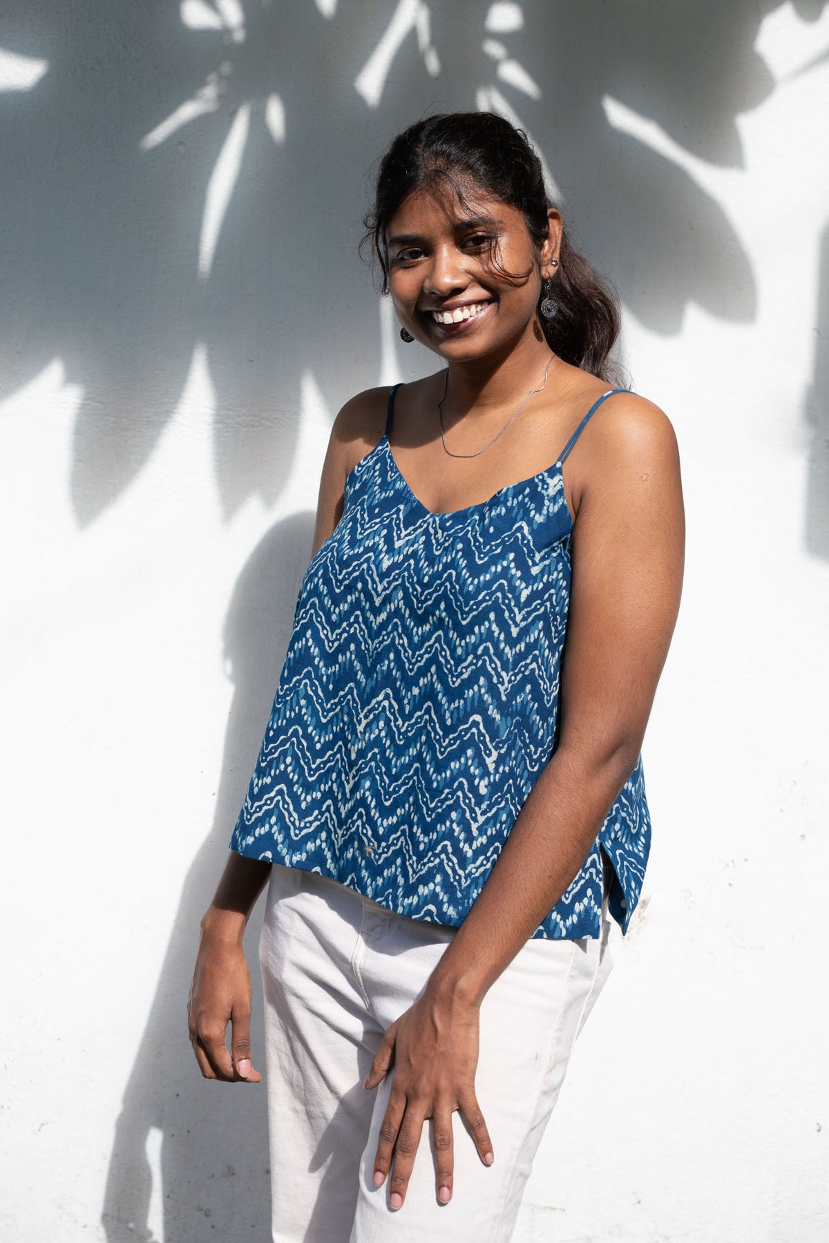 Dots and Lines - Reversible Spaghetti top