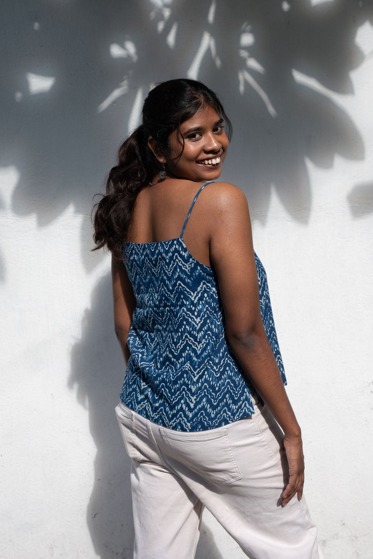 Dots and Lines - Reversible Spaghetti top