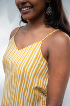 Stripes and Florals - Reversible Spaghetti top