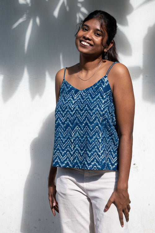 Dots and Lines - Reversible Spaghetti top