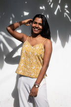 Stripes and Florals - Reversible Spaghetti top
